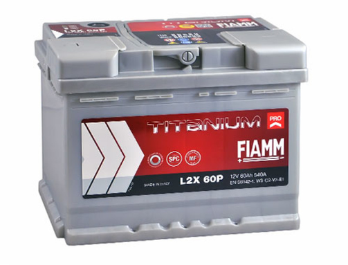Автомобільний акумулятор FIAMM Titanium Pro 60Ah 540A L+ (L2)